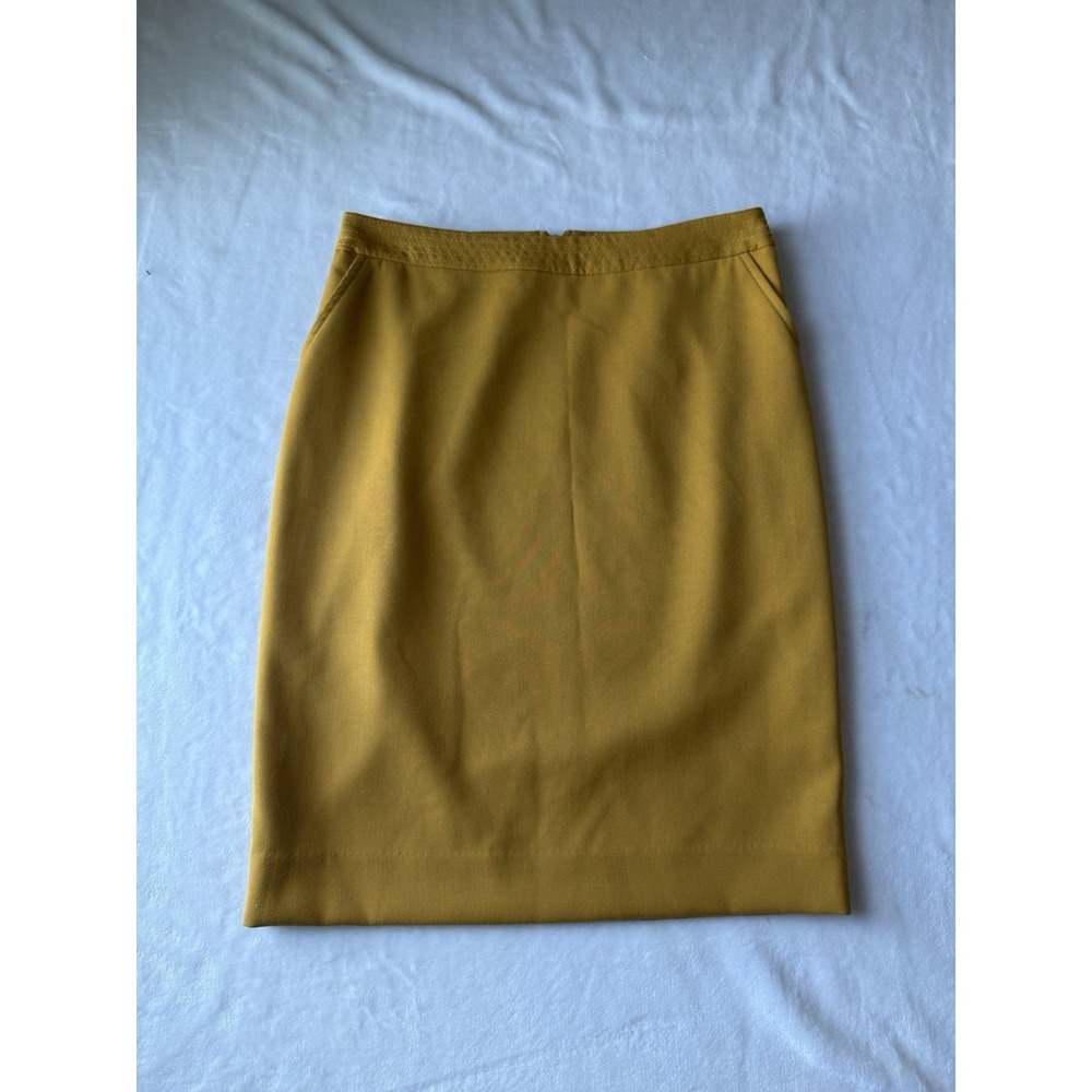 NEW The Limited Mustard skirt pencil straight 4 Womens business